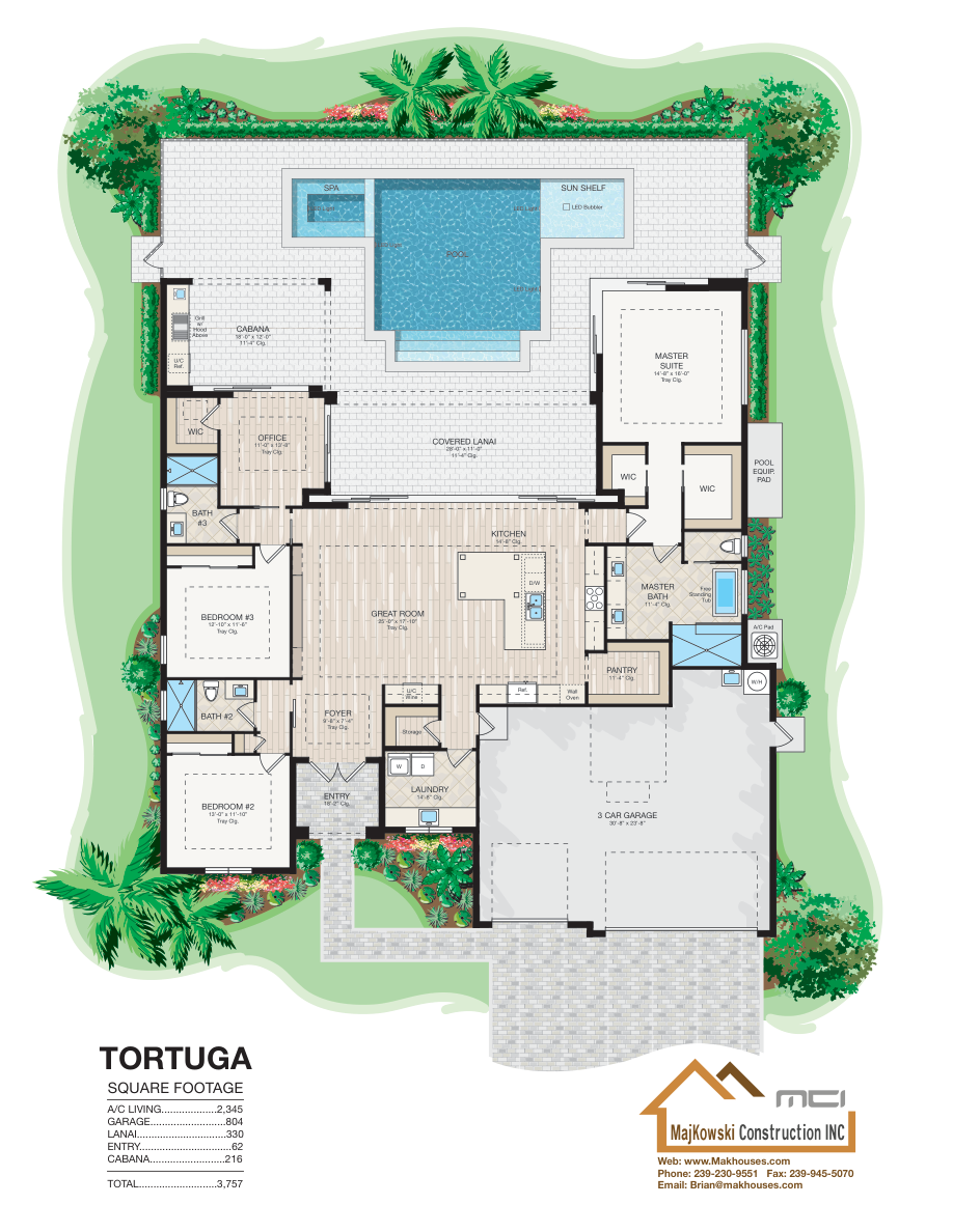 Tortuga Model published floor plan